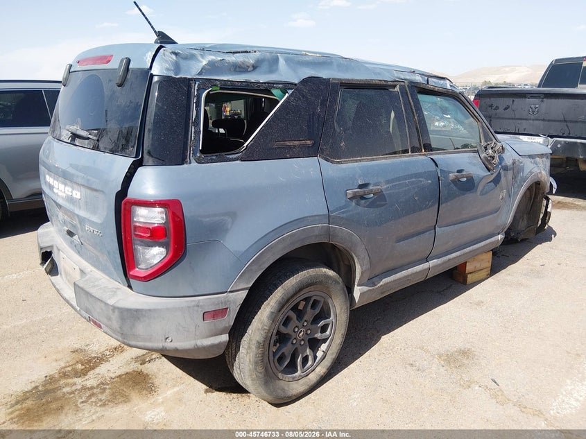 Vin: 3fmcr9b64rrf41439, lot: 46245437, ford bronco sport big bend 20244