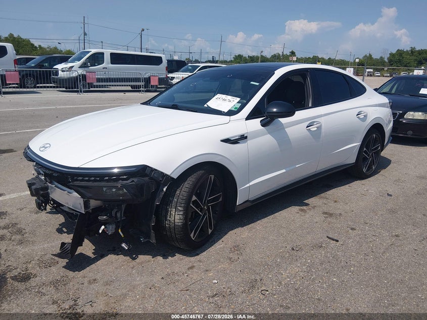 Vin: kmhl54jc4sa506986, lot: 46245471, hyundai sonata n line 20252