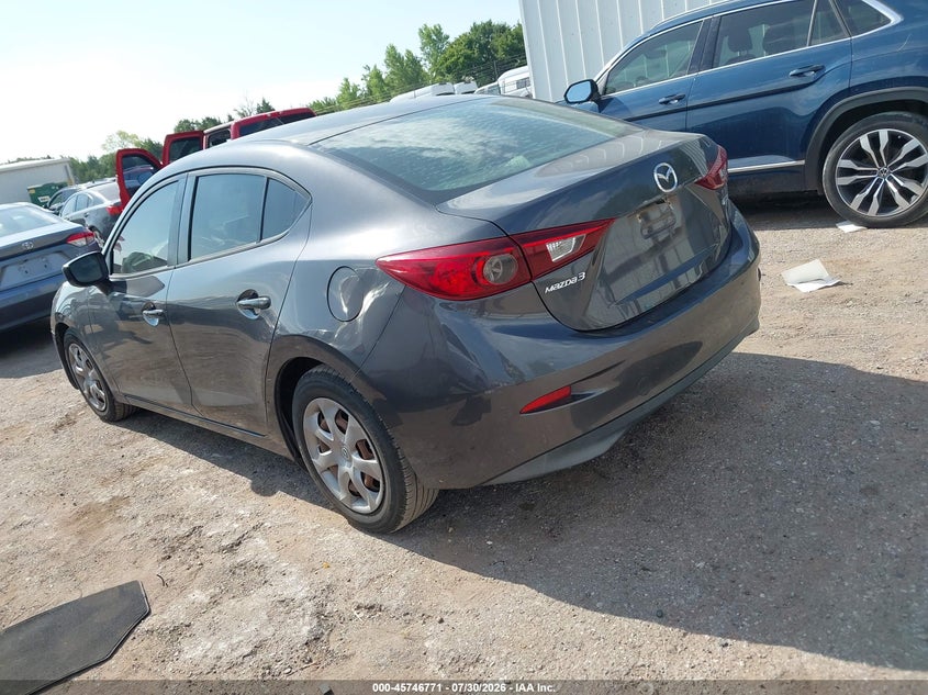 Vin: 3mzbm1u72fm145893, lot: 46245475, mazda mazda3 i sport 20153