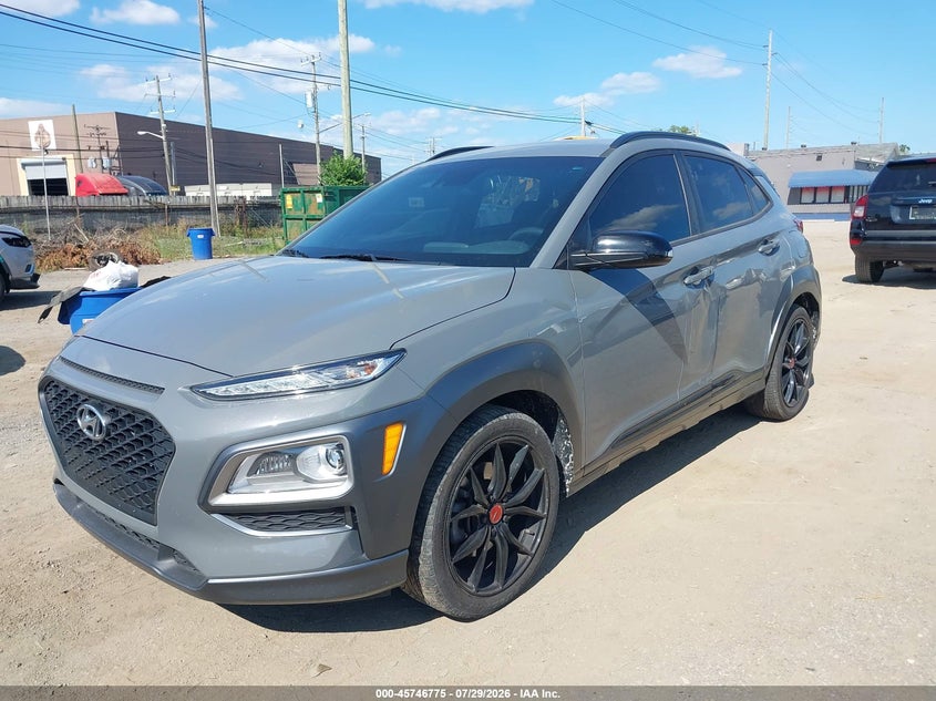 Vin: km8k6ca59mu687587, lot: 46245479, hyundai kona night 20212