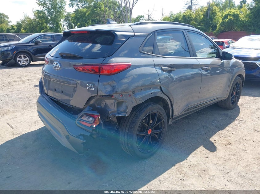 Vin: km8k6ca59mu687587, lot: 46245479, hyundai kona night 20214