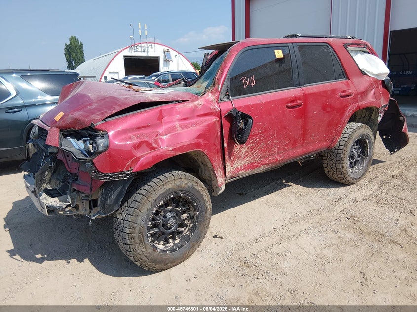 Vin: jtebu5jr2j5499181, lot: 46245505, toyota 4runner sr5 premium 20182