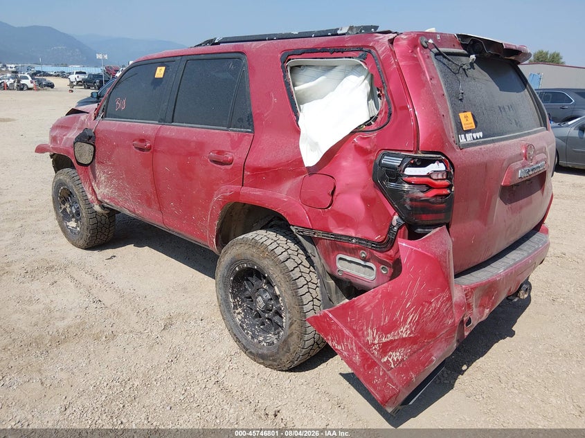 Vin: jtebu5jr2j5499181, lot: 46245505, toyota 4runner sr5 premium 20183