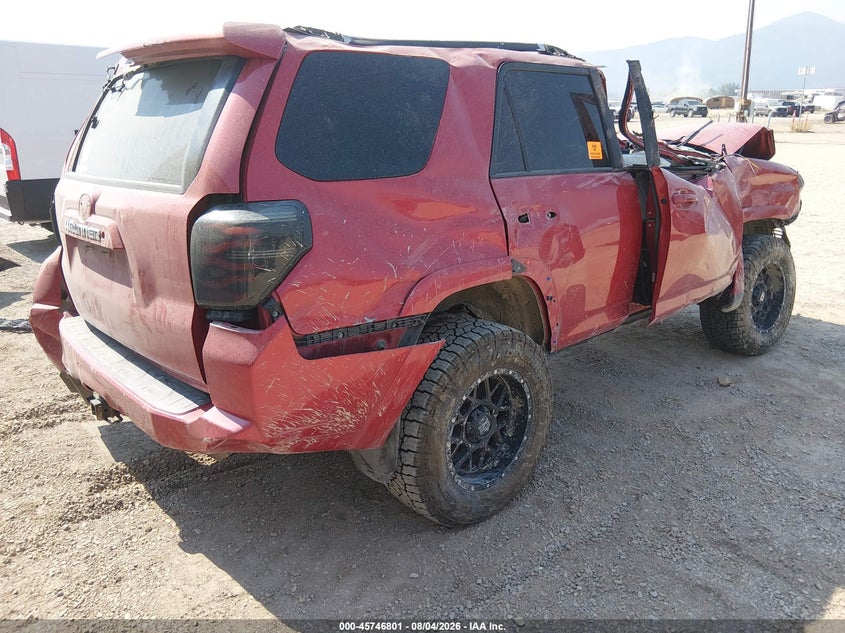 Vin: jtebu5jr2j5499181, lot: 46245505, toyota 4runner sr5 premium 20184