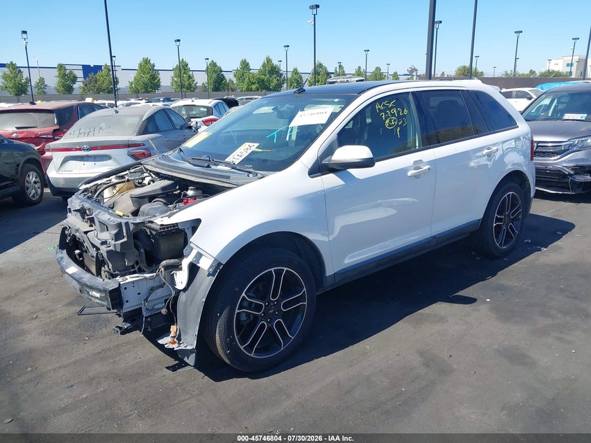 Vin: 2fmdk3jc7dbb01882, lot: 46245508, ford edge sel 20132
