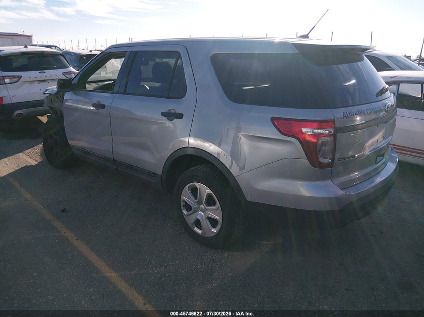 Vin: 1fm5k8ar7dga42329, lot: 46245526, ford utility police interceptor 20133
