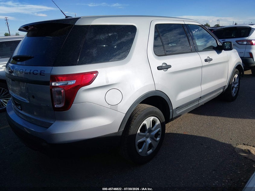 Vin: 1fm5k8ar7dga42329, lot: 46245526, ford utility police interceptor 20134