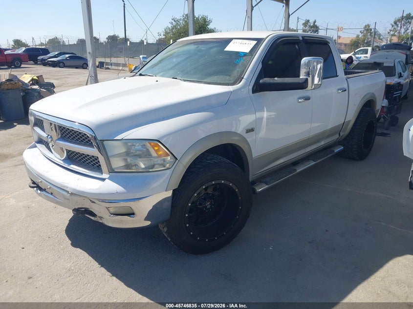 Vin: 1d7rb1ct1as213385, lot: 46245539, dodge ram 1500 laramie 20102