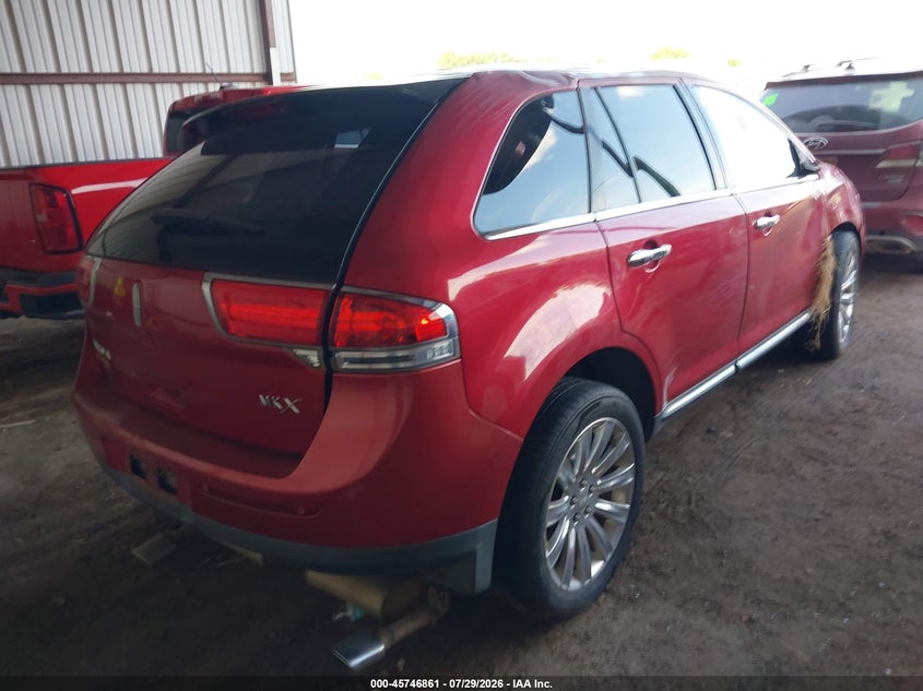Vin: 2lmdj6jk1bbj10526, lot: 46245565, lincoln mkx 20114