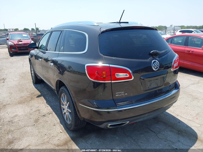 Vin: 5gakrbkd8ej117211, lot: 46245571, buick enclave leather 20143