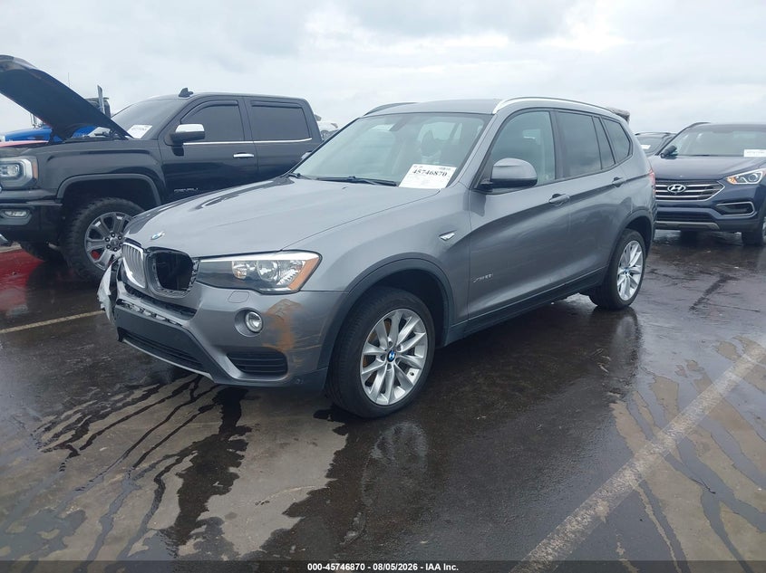 Vin: 5uxwx9c53g0d66192, lot: 46245574, bmw x3 xdrive28i 20162
