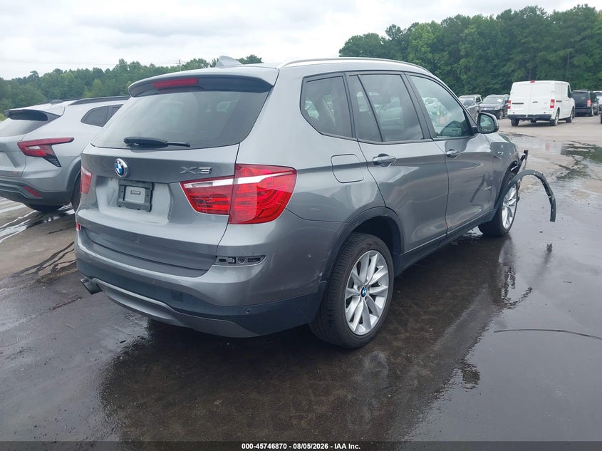 Vin: 5uxwx9c53g0d66192, lot: 46245574, bmw x3 xdrive28i 20164