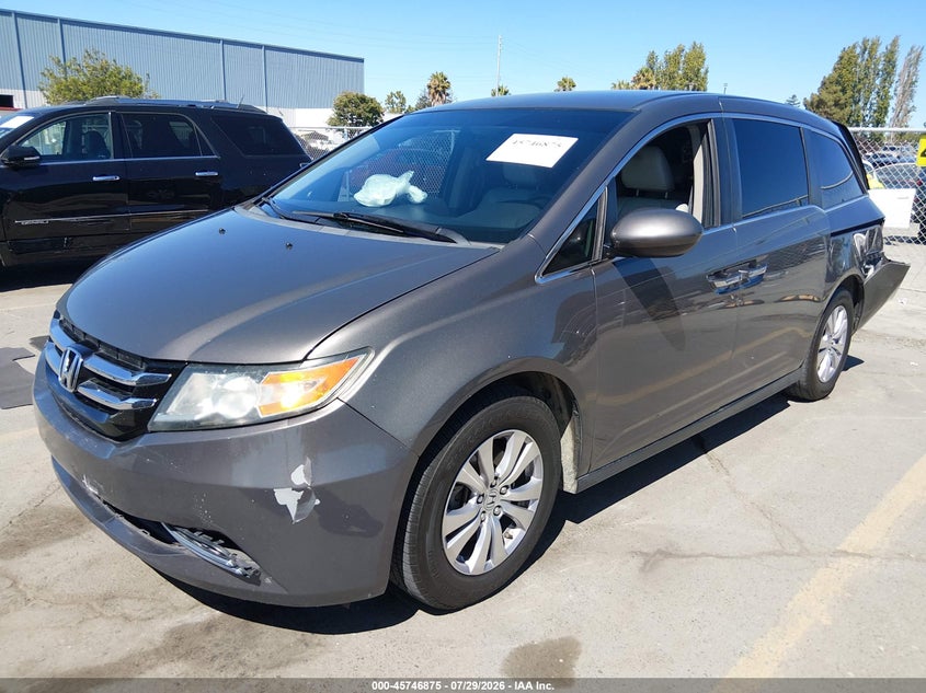 Vin: 5fnrl5h4xgb166251, lot: 46245579, honda odyssey ex 20162