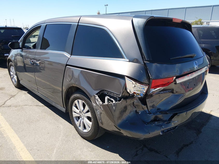 Vin: 5fnrl5h4xgb166251, lot: 46245579, honda odyssey ex 20163