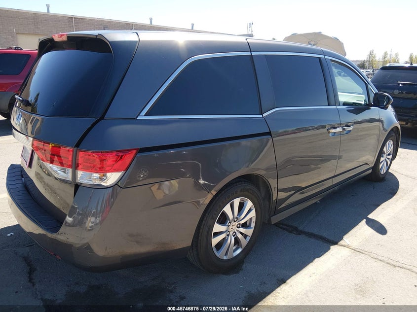 Vin: 5fnrl5h4xgb166251, lot: 46245579, honda odyssey ex 20164