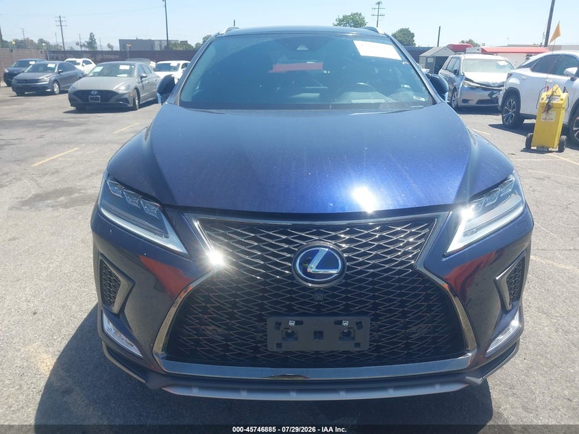LEXUS RX 450H 2022 VIN 2T2YGMDA4NC084129