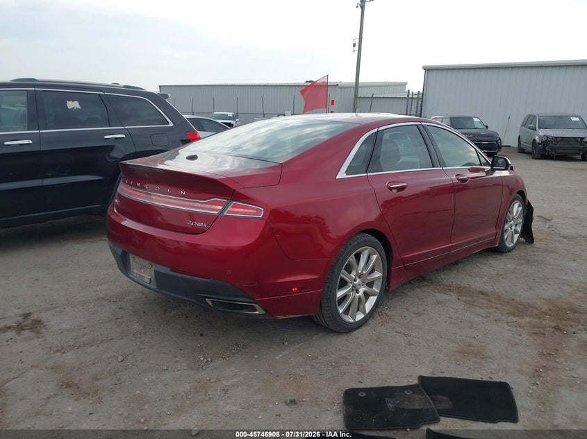 2015 LINCOLN MKZ auction photo 4