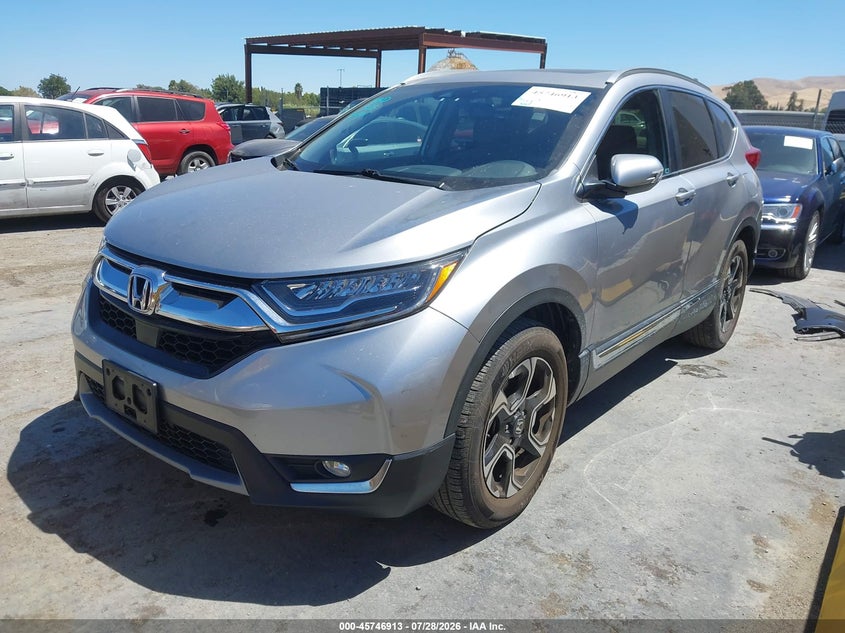 Vin: 2hkrw2h91hh679828, lot: 46245617, honda cr-v touring 20172