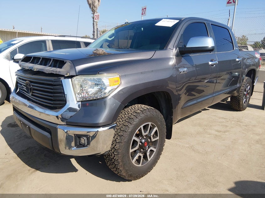 Vin: 5tfhy5f10ex406691, lot: 46245633, toyota tundra limited 5.7l v8 20142