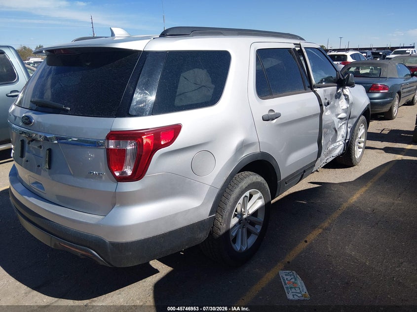 Vin: 1fm5k8b84hgc37266, lot: 46245657, ford explorer 20174