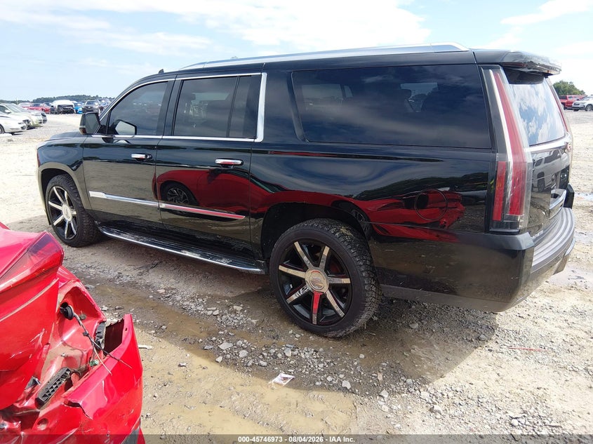 Vin: 1gys4skj4fr550959, lot: 46245678, cadillac escalade esv luxury 20153