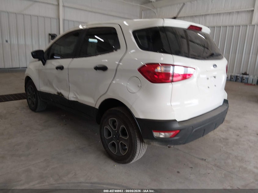 Vin: maj6s3fl3nc466783, lot: 46245687, ford ecosport s 20223