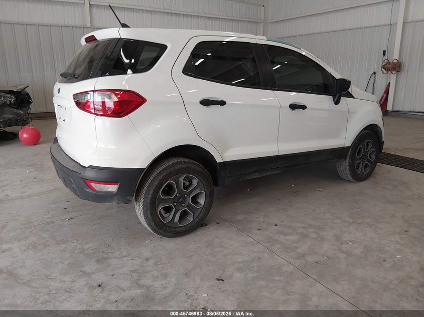 Vin: maj6s3fl3nc466783, lot: 46245687, ford ecosport s 20224