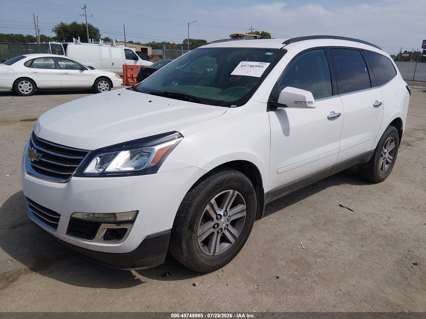 Vin: 1gnkrhkd4hj218260, lot: 46245699, chevrolet traverse lt 20172