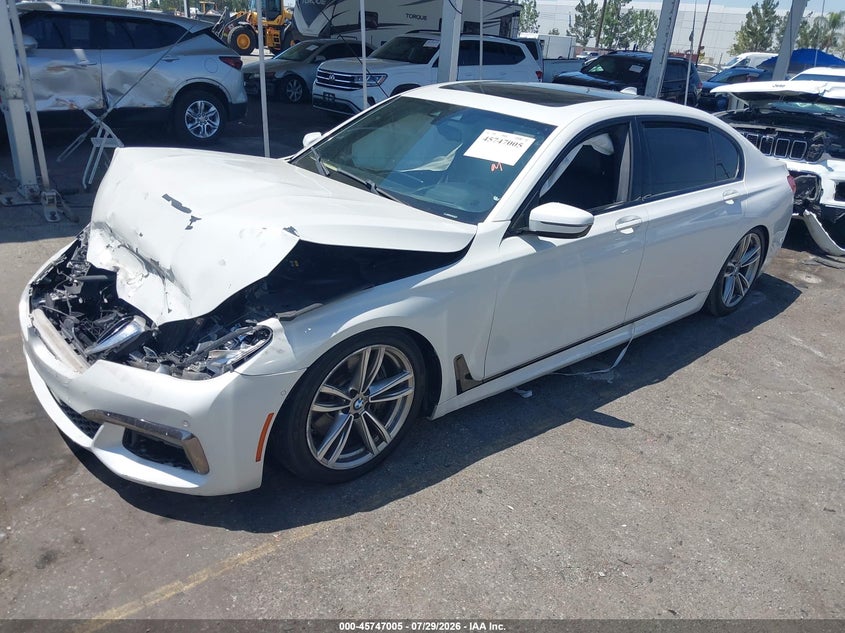 Vin: wba7e2c55gg547377, lot: 46245709, bmw 740i 20162
