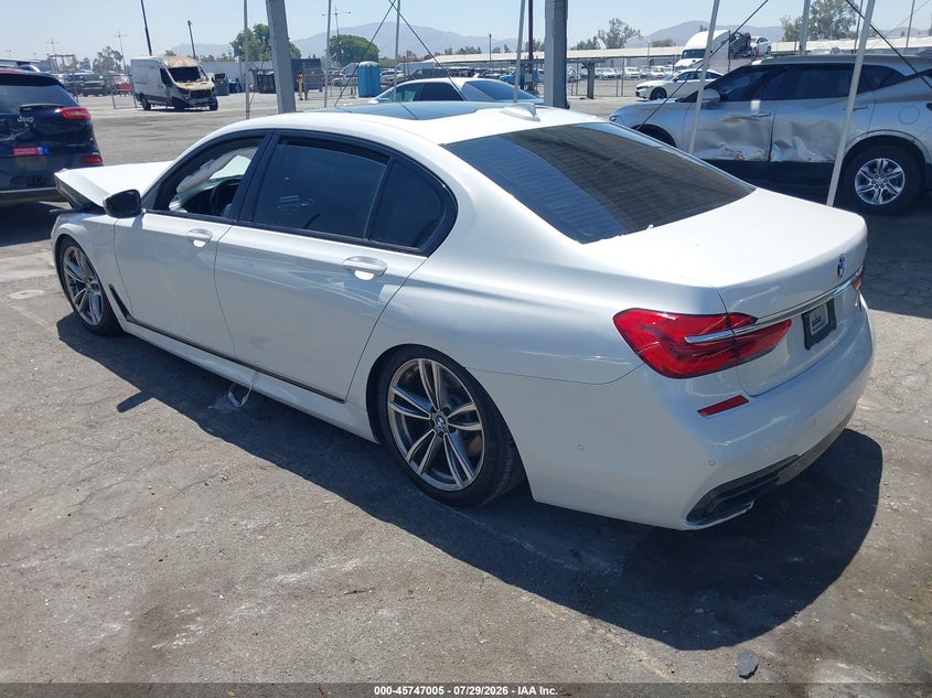 Vin: wba7e2c55gg547377, lot: 46245709, bmw 740i 20163
