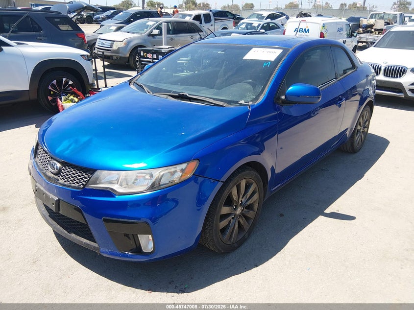 Vin: knafw6a35b5429433, lot: 46245711, kia forte koup sx 20112