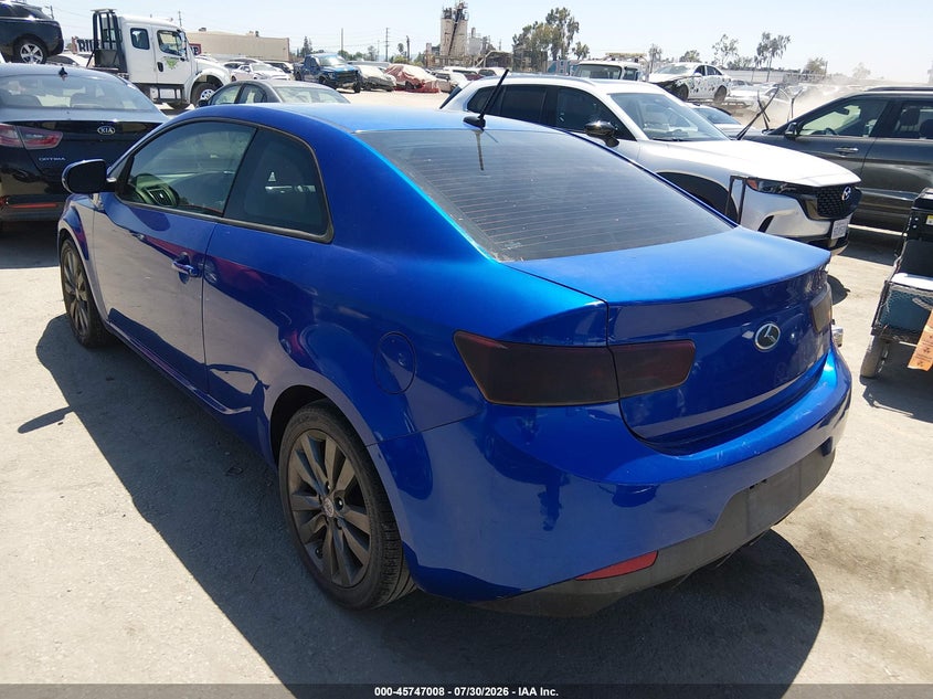Vin: knafw6a35b5429433, lot: 46245711, kia forte koup sx 20113