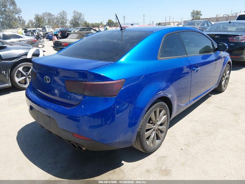Vin: knafw6a35b5429433, lot: 46245711, kia forte koup sx 20114