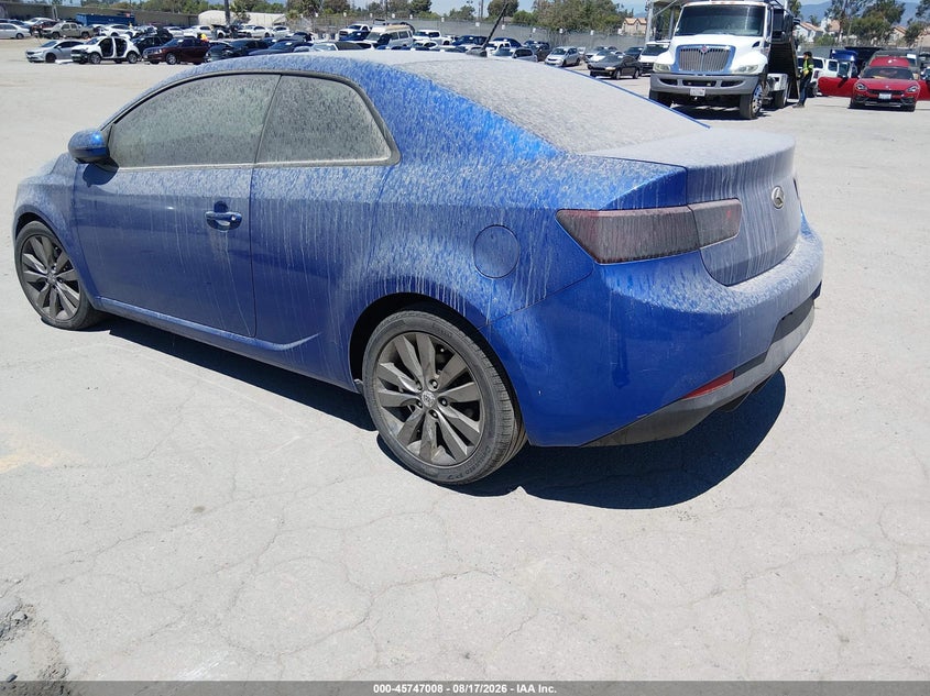 Vin: knafw6a35b5429433, lot: 46245711, kia forte koup sx 20113
