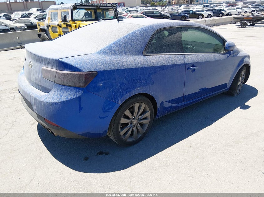 Vin: knafw6a35b5429433, lot: 46245711, kia forte koup sx 20114
