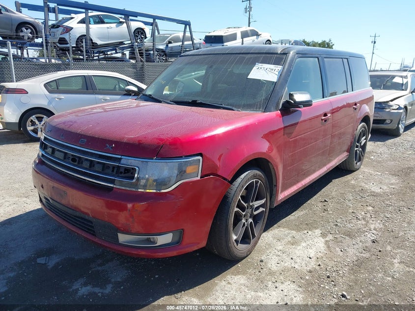 Vin: 2fmgk5c84ebd16834, lot: 46245715, ford flex sel 20142