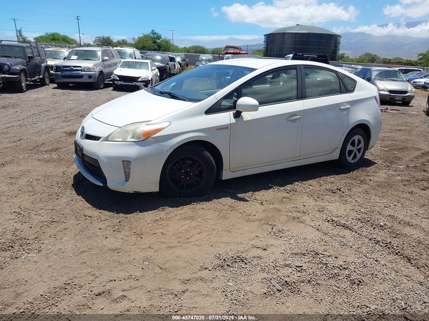 Vin: jtdkn3du4e1751502, lot: 46245724, toyota prius three 20142