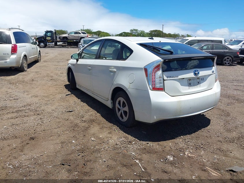 Vin: jtdkn3du4e1751502, lot: 46245724, toyota prius three 20143