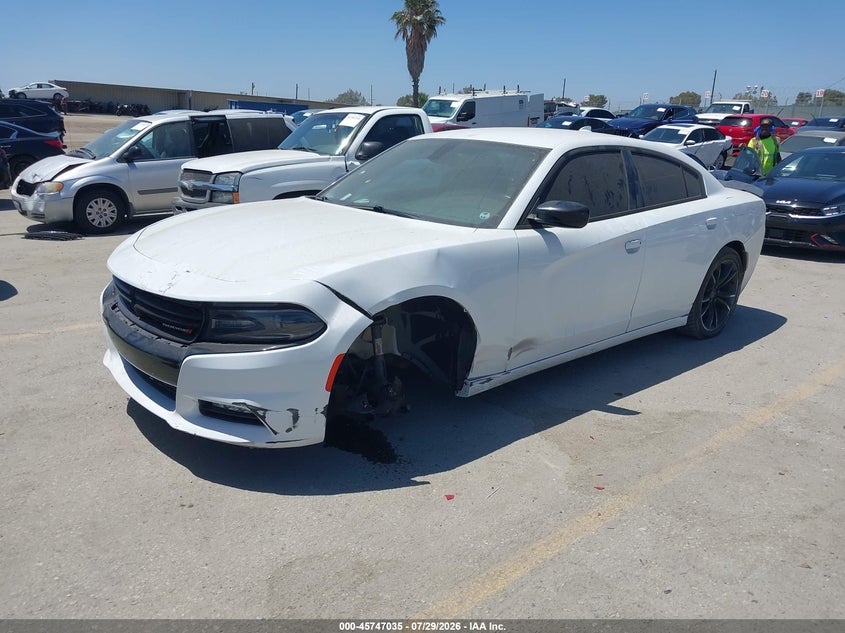 Vin: 2c3cdxhg2gh302721, lot: 46245739, dodge charger sxt 20162