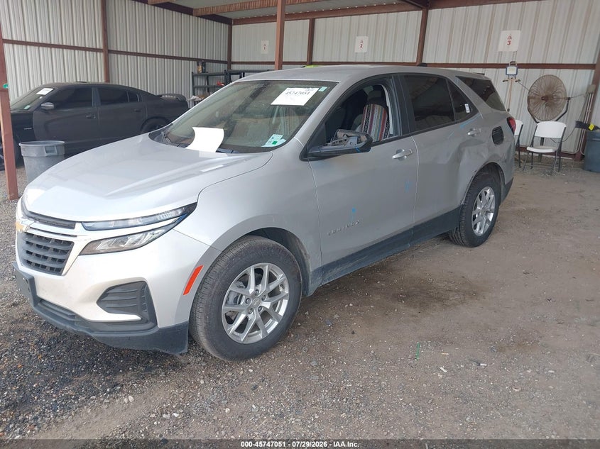 Vin: 3gnaxhev0ns168196, lot: 46245755, chevrolet equinox fwd ls 20222