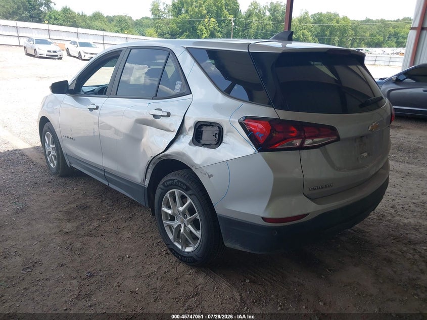 Vin: 3gnaxhev0ns168196, lot: 46245755, chevrolet equinox fwd ls 20223