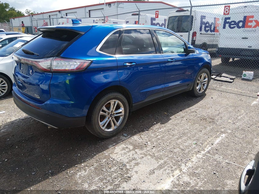 Vin: 2fmpk3j98jbc31070, lot: 46245770, ford edge sel 20184