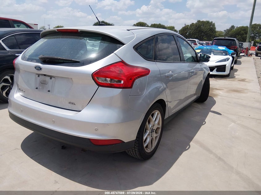 Vin: 1fadp3m29hl232011, lot: 46245793, ford focus sel 20174