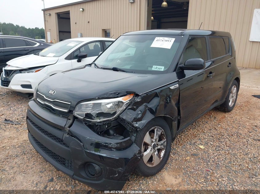 Vin: kndjn2a29j7624017, lot: 46245797, kia soul 20182