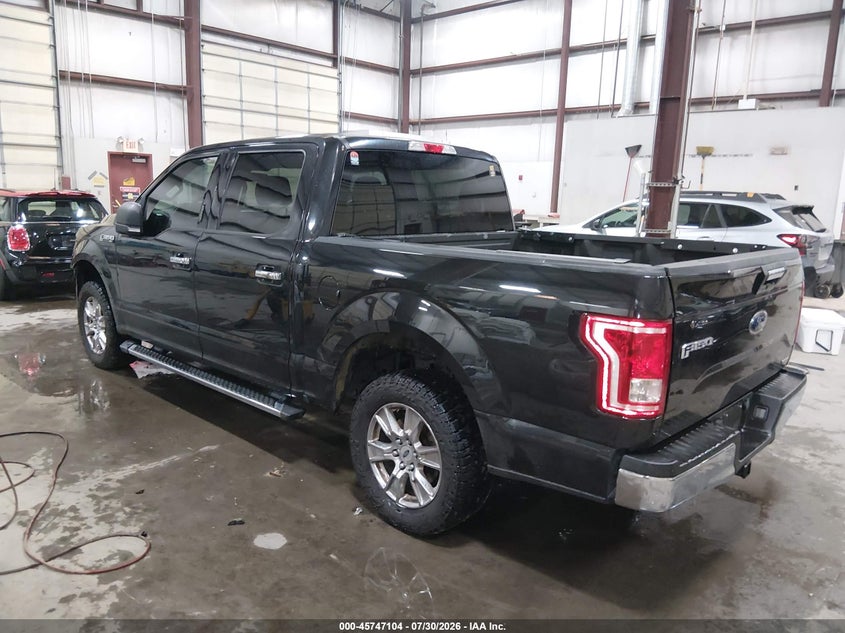 Vin: 1ftew1c89fkf22988, lot: 46245808, ford f-150 xlt 20153