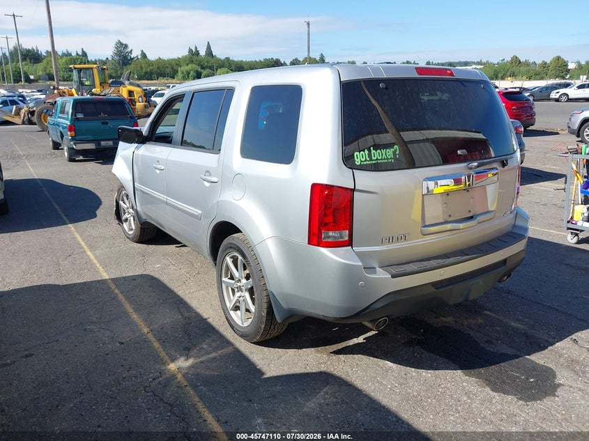 Vin: 5fnyf4h71db016564, lot: 46245814, honda pilot ex-l 20133
