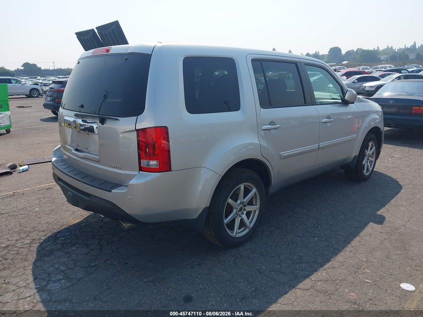 HONDA PILOT 2013 VIN 5FNYF4H71DB016564