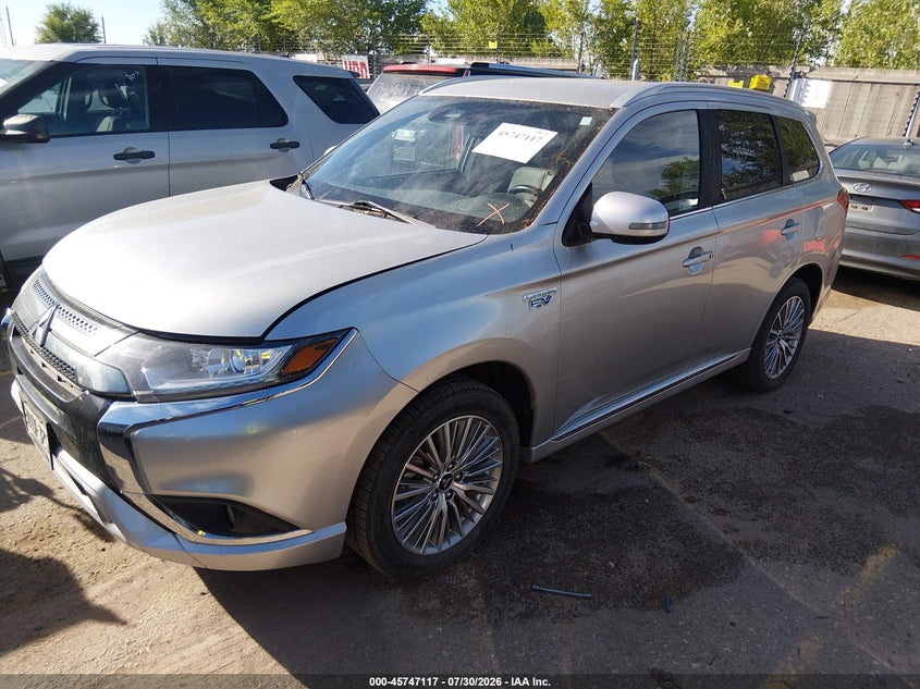 Vin: ja4j24a5xlz028009, lot: 46245821, mitsubishi outlander phev gt s-awc/sel s-awc 20202