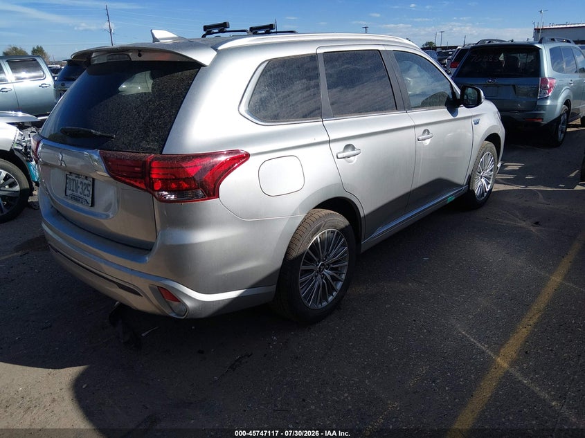 Vin: ja4j24a5xlz028009, lot: 46245821, mitsubishi outlander phev gt s-awc/sel s-awc 20204