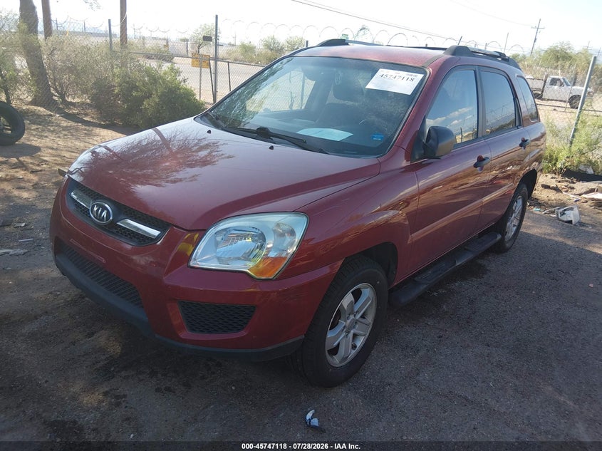 Vin: kndkgca32a7713196, lot: 46245822, kia sportage lx v6 20102